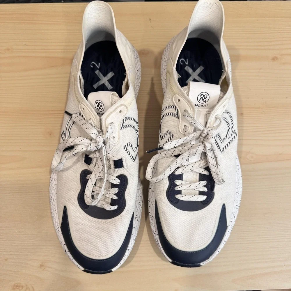 G/FORE MG4X2 Shoes Mens Size 13 White Mesh Spikeless Golf Sneakers Cushioned